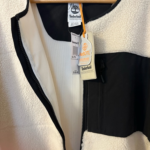 Timberland plus size / regular fleece coat NWT size XL - Picture 5 of 9
